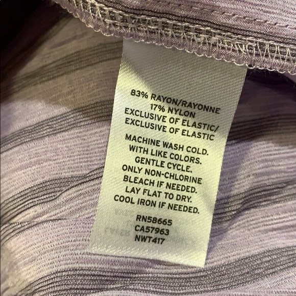 14th & UNION Lilac sleeveless tank wrap top striped size medium new with tags - Picture 5 of 8
